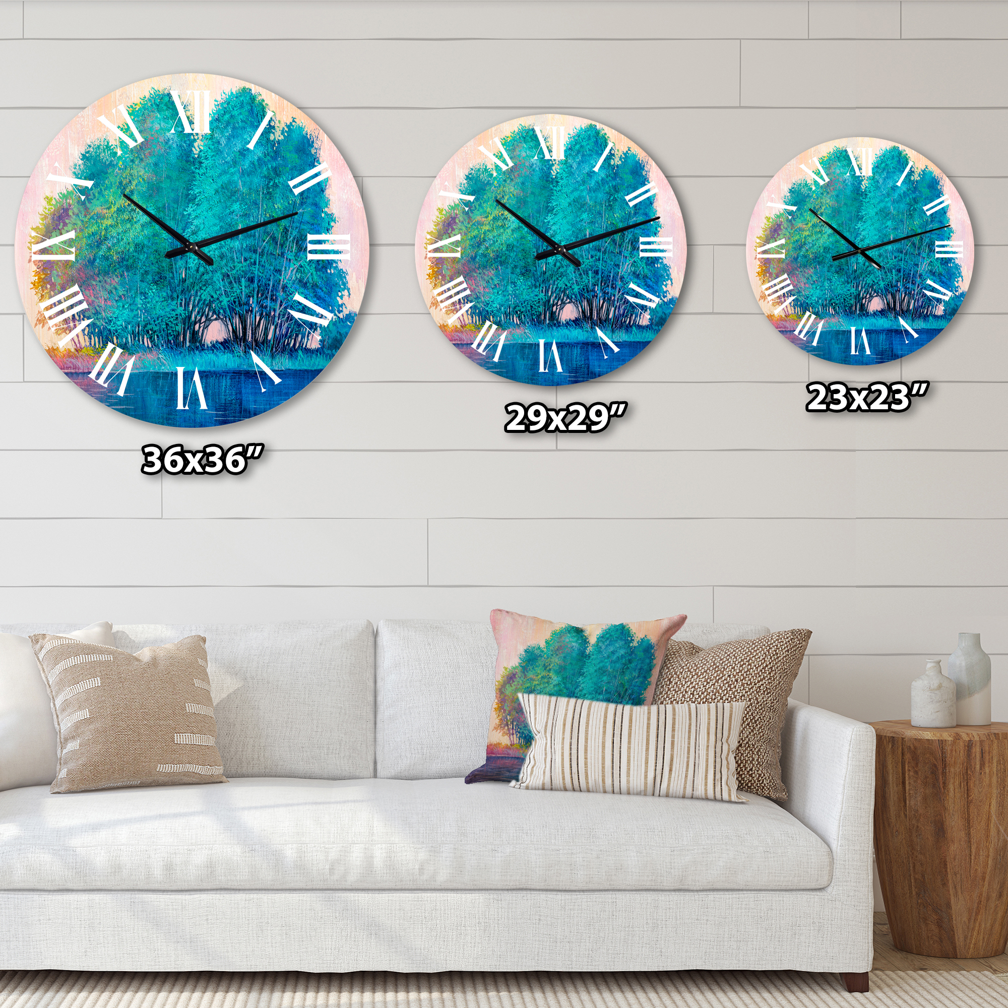 Designart 1 in Quartz Wall Clock