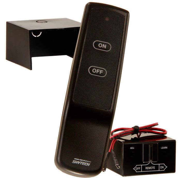 skytech con battery operated fireplace remote control for latching