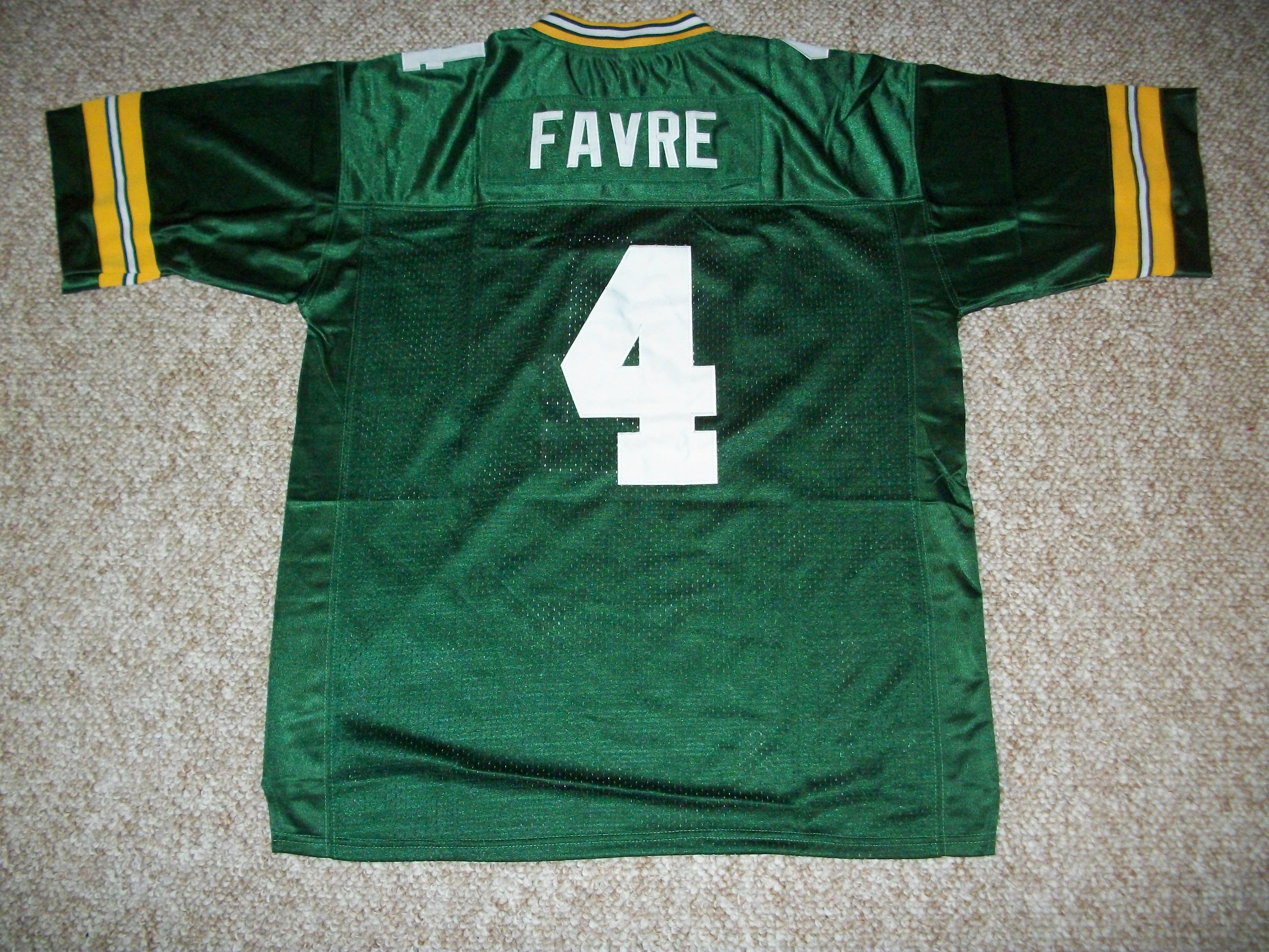 Brett Favre Jersey #4 Green Bay Unsigned Custom Stitched Green Football New No Brands/Logos Sizes S-3XL - Walmart.com
