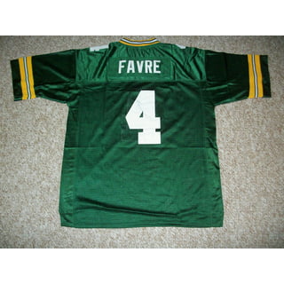 Men's Mitchell & Ness Brett Favre White Green Bay Packers 1996 Legacy Replica Jersey Size: 3XL