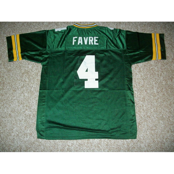 Brett Favre Jersey #4 Green Bay Unsigned Custom Stitched Green Football New No Brands/Logos Sizes S-3XL
