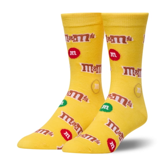 M&M's All-Over Men's Crew Socks