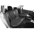 thumbnail image 3 of AUTO DRIVE 3-PIECE Faux Leather Car Seat Cover Full Set For Front and Rear Seat Universal Fit, 3 of 10
