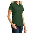 thumbnail image 4 of Yellow Rooster Female Core Classic Women Pique Polo Deep Forest Green 6XL, 4 of 6
