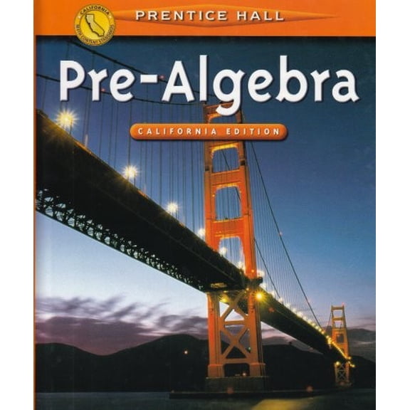 Pre-Owned Pre-Algebra: California Edition Paperback