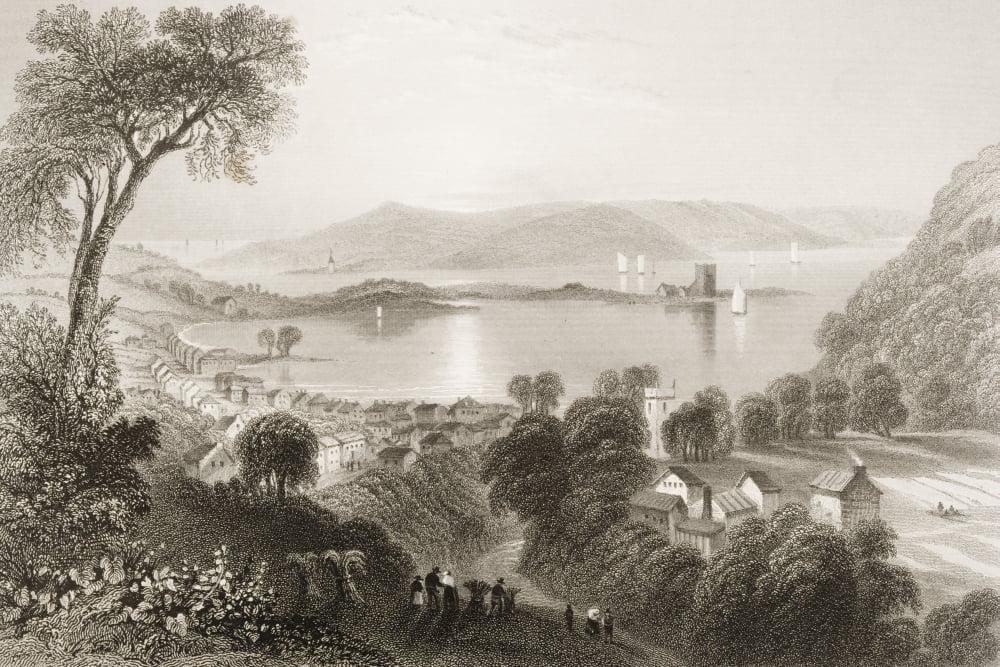 Larne County Antrim Ireland Drawn By WHBartlett Engraved By RWallis From The Scenery And Antiquities Of Ireland By NPWillis And JStirling CoyneIllustrated From Drawings By WHBartlett Published London