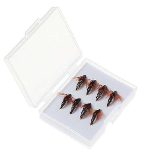 Sonducket Materiales metálicos de los accesorios de la pesca para el cebo de Luya del cebo de Luya del cebo del conejo de la vida de servicio Pescar 8 piezas blancas doce