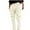 White, variant on Timegrad Plus Size Work Pants for Women Tapered Leg Ruched Suit Pants Casual Office Trousers Solid Color