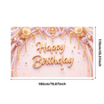 thumbnail image 5 of Colorful Design Birthday Banner Decorative Design Happy Birthday Banner Diamond Decor Birthday Celebration for Birthday Party Kids Party Indoor Decoration, 5 of 8