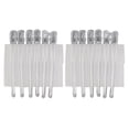 thumbnail image 3 of Pinzas para seccionar el cabello Sunnimix 10 piezas Blanco, 3 of 8