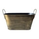 thumbnail image 2 of Cubo de Cenizas de Leña con Asas Resistentes Portador de Madera para Chimenea Almacenaje de Herramientas Recipiente de Metal Multifuncional Adecuado P, 2 of 9