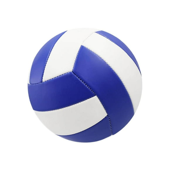 Official Size 5 Volleyball Training 5 Volleyball Beach Sports Adult Blue Equipment Outdoor Play white
