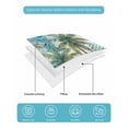 thumbnail image 4 of Twin XL Quilt Bedding Set, Tropical Plant Reversible Summer Quilt 3 Pieces, Summer Watercolor Boho Green Palm Trees Lightweight Bedspreads Coverlets with 2 Pillow Shams for All Seasons, 4 of 5