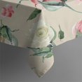 thumbnail image 5 of Pioneer Flower Floral Print Pattern Square Tablecloth,Waterproof Square Table Cover,Wipeable Spillproof Washable Table Cover for Home Kitchen Party Decor 42"X42"(107x107cm), 5 of 6