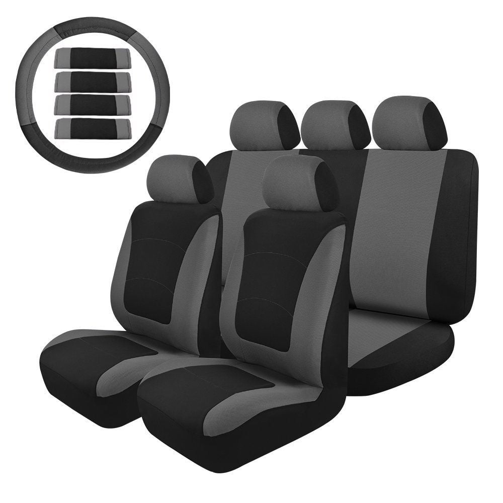 14PC Universal Seat Covers Full Set, Fit Most Car SUV Truck
