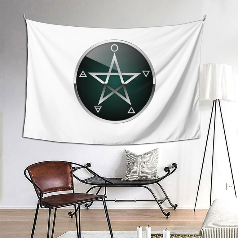TEQUAN Wicca Pentacle Pentagram Pattern Large Tapestry Aesthetic Tapestries Wall Hanging for Bedroom Living Room College Dorm Decor 90 x 60 inches Walmart