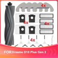 thumbnail image 1 of Kit de accesorios para Dreame D10 Plus Gen 2: incluye cepillo principal, bolsas para polvo, toallitas, filtros HEPA y S, 1 of 5