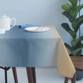 thumbnail image 4 of Light Blue Khaki Ombre Table Cloth Waterproof Tablecloths, Modern Abstract Art Gradient Tablecloth Dining Table Cover for Kitchen Party Tabletop Outdoor, Rectangle Tablecloth 54x108 Inch, 4 of 9