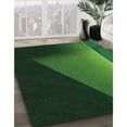 thumbnail image 2 of Ahgly Company Indoor Rectangle Patterned Dark Forest Green Area Rugs, 2' x 4', 2 of 6
