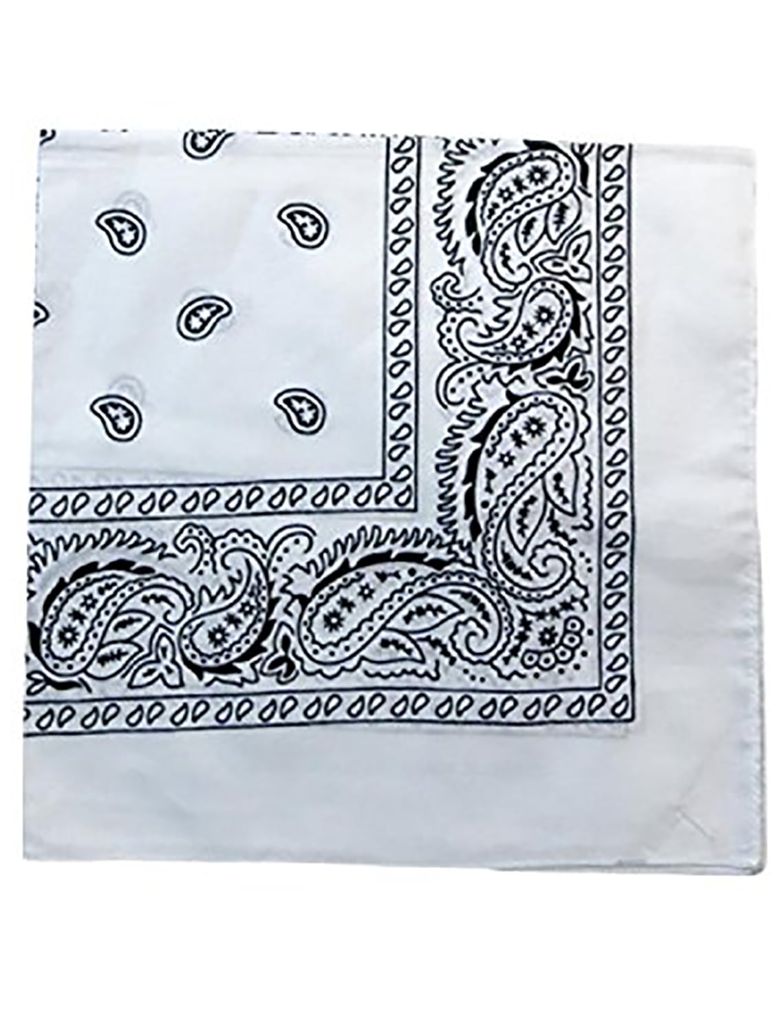 Pack of 10 Daily Basic 100 Polyester 22 x 22 Paisley Printed Bandanas