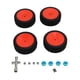 thumbnail image 2 of RC Tires, High Wear Resistance Sturdy 4pcs RC Car Tires Rubber For 1/10 Flat Sports Car ANGGREK Otros Deportes, 2 of 8
