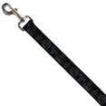 thumbnail image 2 of Nickelodeon Pet Leash, Dog Leash, Avatar the Last Airbender Bending Elements Icons Black Gray, 4 Feet Long 1.5 Inch Wide, 2 of 4