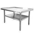 thumbnail image 4 of NSF 36 in. Work Table, Upturned Edge Stainless Steel Kitchen Utility Table, Stainless Steel Equipment Table, Commercial Heavy Duty Table NSF, 4 of 12