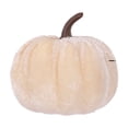 thumbnail image 3 of Velvet Pumpkin Set 3-Pack Fall Artificial Pumpkins in Assorted Colors for Farmhouse Table Centerpiece, 3 of 6