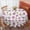 Pioneer Flower Floral-3, variant on Pioneer Flower Floral Print Pattern Round Tablecloth 70"x70", Wrinkle Resistant Wipeable Table Cover for Kitchen Dining Room Picnic Patio and Party