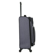 Protege 3-Piece Softside Luggage Travel Set, Includes Medium Checked Luggage, Carry On Duffel and Boarding Tote, Gray
