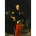 thumbnail image 3 of Jean Auguste Dominique Ingres 11x14 Black Modern Framed Museum Art Print Titled - Portrait of Prince Ferdinand-Philippe, Duke of Orleans, Before the Chateau De Saint-Cloud's Garden, 3 of 5