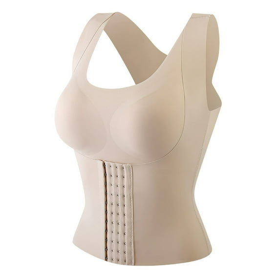 Lilvigor Snatch Bra - 3-in-1 Waist Trainer Bra, Waist Buttoned Bra Shapewear Women Waist Trainer Corset Tummy Control Body Shaper