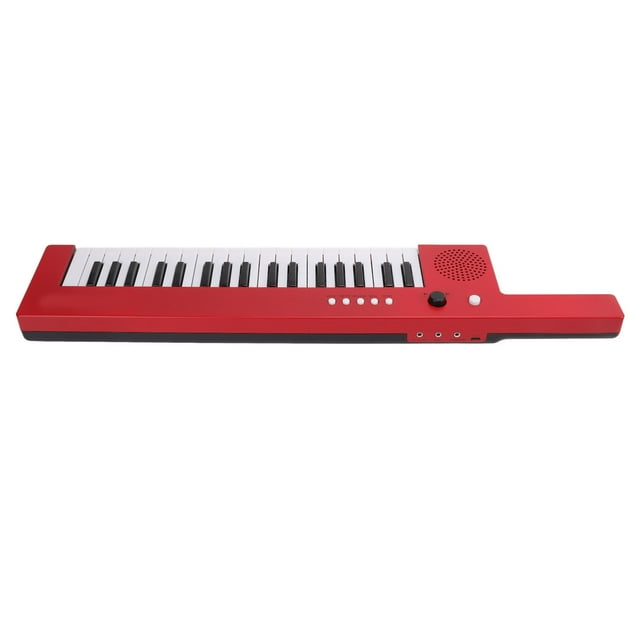 Keyboard Piano For Kids, 37 Key Electronic Keyboard With Microphone Function, Mini Guitar Keyboard With 4 Tones, 10 Demo Songs