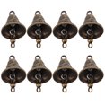 thumbnail image 5 of MRLESS Set of 10 Metal Vintage Cow Bells Charms for Wind Chimes, Weddings, Parties, Christmas Wreath Decorations, 5 of 8