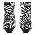 thumbnail image 4 of YDN Women Square Toe Ankle Boots Square Toe Low Heel with Side Zipper Comfy Short Booties Daily Casual Shoes Size 7.5 Zebra, 4 of 4