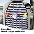thumbnail image 3 of Uemuo Anchors Printed Car Back Seat Protector,2 Pcs Backseat Car Organizer, Kick Mats Back Seat Protector , Back Seat Organizer for Kids, 3 of 8