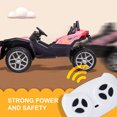 thumbnail image 3 of 12V Two Seat Kids Ride on Racing Sport Slingshot Car Pink, 3 of 5