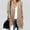 Khaki, variant on LoyisViDion Coat Women Casual Soild Long Sleeve Pocket Plush Long Knit Cardigan Sweater White 6(M)