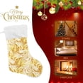 thumbnail image 4 of Coolnut 17.7 Inch Christmas Stockings, 2 PCS Cute Golden Unicorn Presonalized Large Stocking Sock for Family Holiday Xmas Party Decorations, 4 of 7