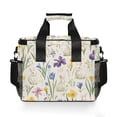 thumbnail image 7 of FORMRS Insulated Cooler Bag 24 Cans Capacity Soft Leakproof Lunch Box with Side Pockets, Blue Floral Rabbit, 7 of 7