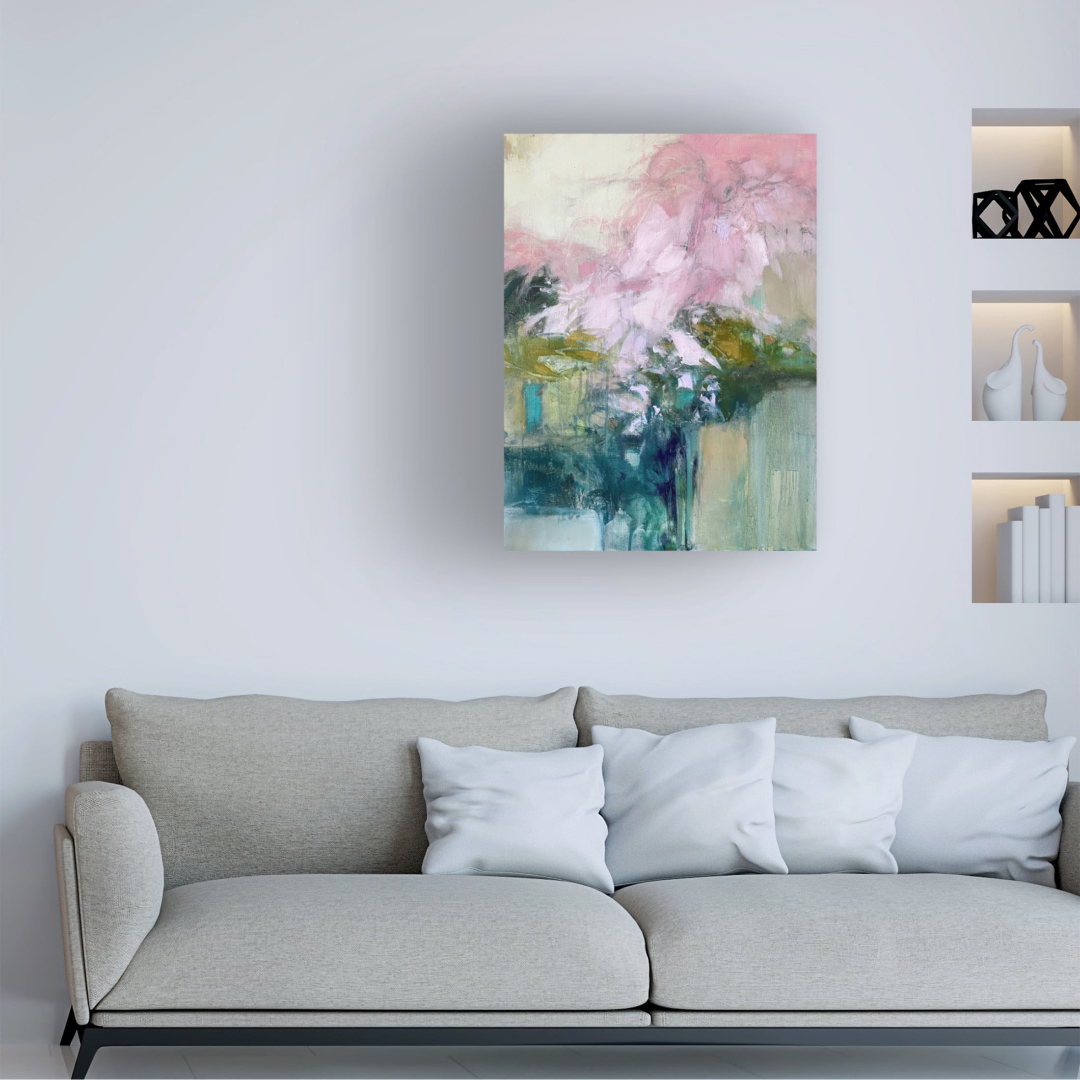 Canvas Wall Art - Julia Purinton 'Cherry Bomb' Wall Art for Living Room, Bedroom, or Office D?cor by Trademark Fine Art - 24 x 32 Inches