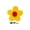 Type B, variant on Xinwanna Hair Clip Funny Flower Arrow Mark Spring Design Symbol Logo Hair Pin Funny Performance Headdress Hair Accessories (Type H)