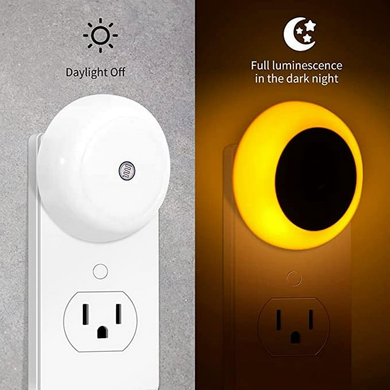 6 Pack Blue Bright Night Light, Dusk to Dawn PlugLED Night Lights Plug into  Wall, Night Lights for The Home Plug In for Kids, Bedroom