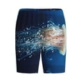 thumbnail image 4 of Wukai White Jellyfish Dansing in the Ocean Men’s Short Pajama Pants With Pockets Soft Sleep Pj Shorts for Men-Medium, 4 of 6