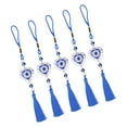 thumbnail image 2 of Colgante de mal de ojo Sincero 5 Piezas Esmalte de colores y borla azul, 2 of 10
