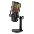 thumbnail image 2 of Gaming RGB Microphone, USB PC Mic for Streaming, Podcasts, Recording, Condenser Computer Desktop Mic on for //, 2 of 8