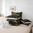 thumbnail image 4 of YST Boys Gaming Gamer 7-Piece Comforter Set, Twin, Video Game Theme, Yellow Neon Light, Gradient Geometry, Checkered Pattern, 4 of 4