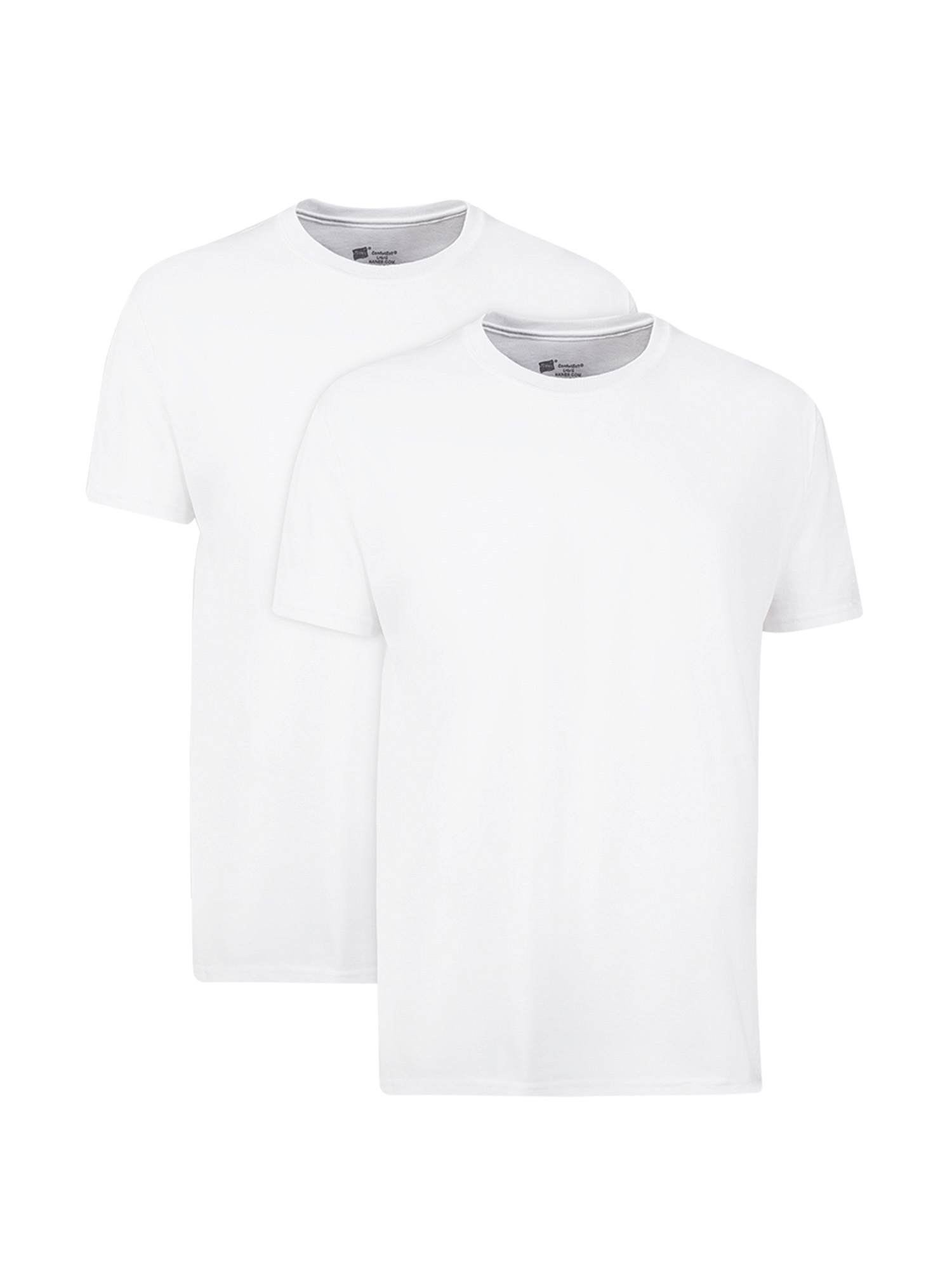 Hanes Mens Red Label X-Temp 6-Pack Dyed Crewneck Undershirts, L