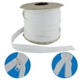 thumbnail image 7 of EZ-Xtend #10 Lenzip Plastic Molded Plastic Tooth Chain Zipper By The Yard - Non-Locking Sliders WHITE (10 Yards & 8 Single Pulls Non-Locking), 7 of 7