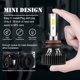 thumbnail image 5 of Gwong Autos 2 unids Y7-H1 H7 H8 / 9/11 H4 / HB2 / 9003 9005 / HB3 9006 / HB4 LED Bombilla de faro IP68 Impermeable Alto Brillo 6000K Luz blanca Abrigo de energía Bombilla para automóvil para automóvil Gwong 24018268, 5 of 6